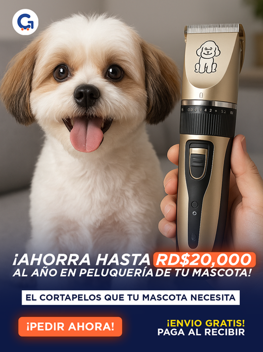 Cortapelos eléctrico para perros y gatos – Recargable y silencioso 🐶🐾
