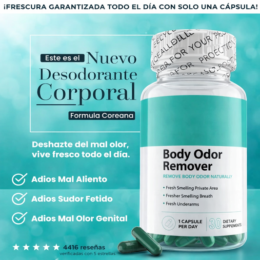 SUPLEMENTO ANTÍ OLOR/DESODORANTE NATURAL